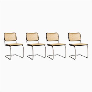 Cantilever S32 Chairs by Marcel Breuer for Thonet, 1980s, Set of 4