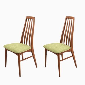 Set of Eva Chairs by Niels Koefoed