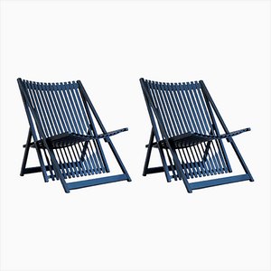 Juego de sillas plegables A1 de Jean-Claude Duboys para Attitude, años 80