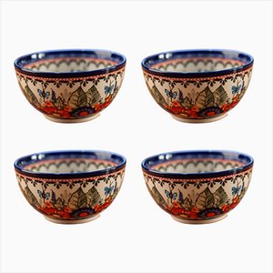 Ceramic Bowls by Porcelana Bolesławiec, Set of 4