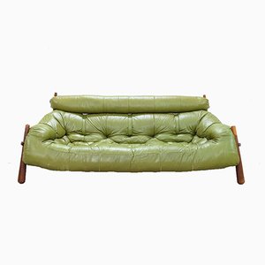 Grünes Lounge Sofa von Percival Lafer, 1958