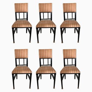 Sedia Art Nouveau, metà XIX secolo, set di 6