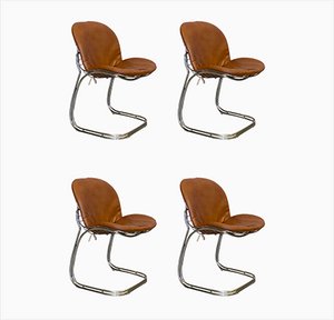 Sabrina Chairs by Gastone Rinaldi for Rima, 1970s, Set of 4