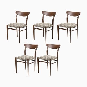 Vintage Lübke Stühle, 5er Set