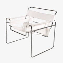 Fauteuil Pipe Vintage en Chrome par Marcel Breuer