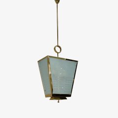 Vintage Pendant Light by Pietro Chiesa for Fontana Arte, 1940s