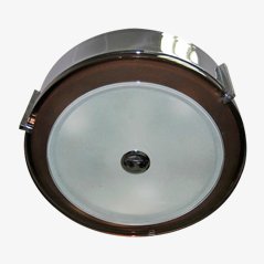 Deckenlampe aus Chromstahl
