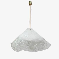 Vintage Glass Ceiling Lamp by Carlo Nason for Mazzega, 1970