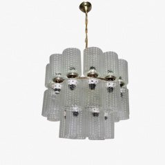 Lustre Vintage avec 30 Lampes, Italie