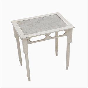 Consolle con ripiano in marmo, anni '30