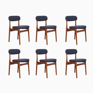 Mid-Century Danish Teak Dining Chairs, 1960s, Set of 6