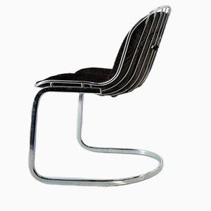 Chrome Dining Chair by Gastone Rinaldi, Italy, 1970s