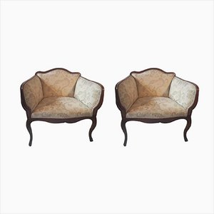Set of Mid-Century Lounge Chairs, 1950s