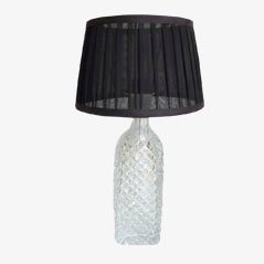 Vintage Crystal Table Lamp from Kosta