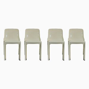 Selene Stühle von Vico Magistretti für Artemide, 1970er, 4er Set