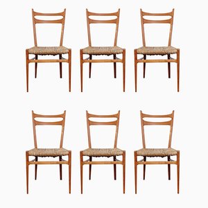Vintage Chairs in Cherry Wood, Set of 6