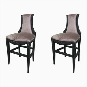 Set of Upholstered Bar Stool, 2010s