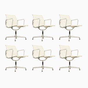 EA108 Chairs in Aluminum by Charles and Ray Eames for Vitra, 2006, Set of 6