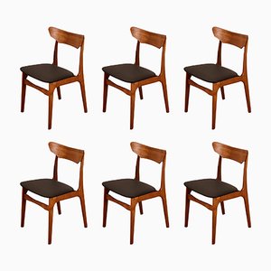Danish Chairs from Elgaard and Schionning, Set of 6