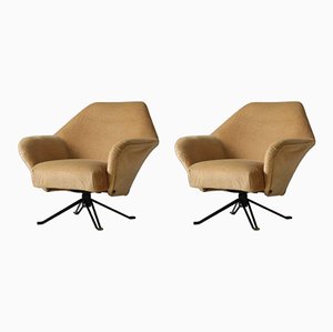 P32 Swivel Chairs by Osvaldo Borsani for Tecno, 1956, Set of 2