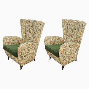 Armchairs attributed to Paolo Buffa, Italy, 1950s, Set of 2