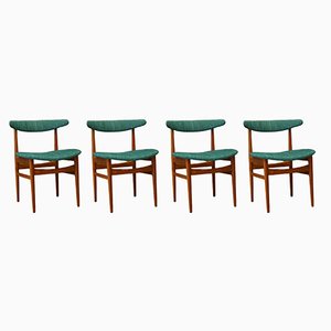 Teak Dining Chairs by Knud Faerch, Denmark, 1960s, Set of 4