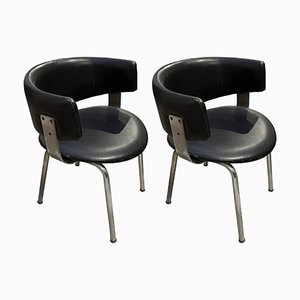 Bauhaus Style Armchairs by Pizzi Arredamenti, 1960s, Set of 2