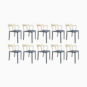 Piccolo Sessel von Pascal Mourgue für Fermob, 1990er, 10er Set