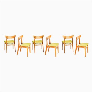 Chairs by Elgaard and Schionning in Oak, Set of 6