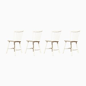Weiße Stühle von Farstrup, 4er Set