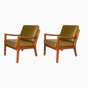 Lounge Chairs by Ole Wanscher for Cado, Set of 2