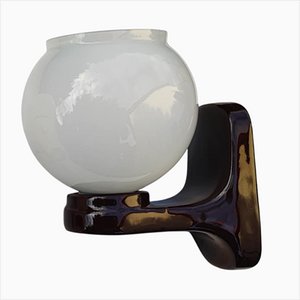 Ceramic Wall Lamp from Łaszkiewicz, Łask, Kościan, 1970s