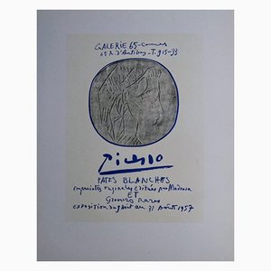 Pablo Picasso, Pates Blanches Vallauris, Lithographie, 1959
