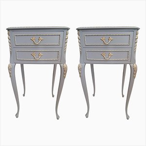 Französische Louis XV Olympus Nachttische, 2er Set