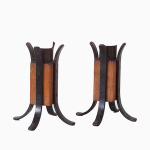 Portacandele Mid-Century moderni, anni '60, set di 2