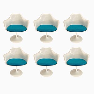 Vintage Space Age Chairs by Eero Saarinen for Knoll, 2000s, Set of 6