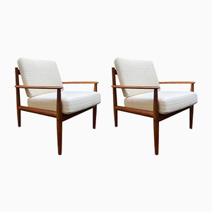 Easy Chairs by Grete Jalk for France & Son, 1960s, Set of 2