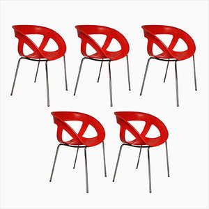 Italian Cafe Chairs, Set of 5