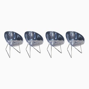 Acrylic Glass Dining Room Chairs from Pedrali, Set of 4
