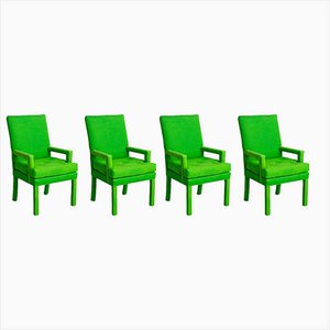 Green Grass Chairs by Nana Spears, Set of 4