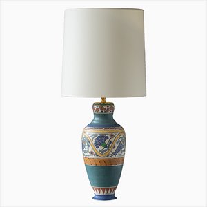 Arnhem 1910s Art Nouveau–Art Deco Table Lamp, New White Shade