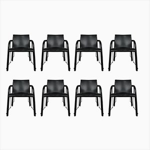 A320 Stackable Dining Chairs by Wulf Schneider & Ulrich Böhme for Thonet, 1980s, Set of 8