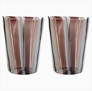 Italian Cocktail Glasses in Murano Glass by Mariana Iskra, Set of 2
