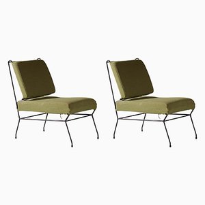 Niedrige Stühle von Gastone Rinaldi für Rima, 1950er, 2er Set