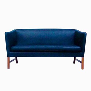 Dänisches Zwei-Sitzer Sofa von Ole Wanscher für AJ Iversen, 1960er