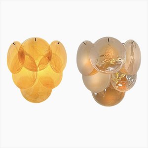 Wall Sconces Murano Discs, 1990s, Set of 2