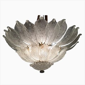 Vintage Venetian Ceiling Light in Murano Glass, 1990