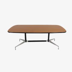 Wood and Chrome Table by Charles Eames for Vitra