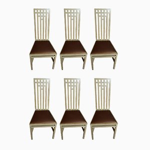 Vintage Stühle aus Eiche, 6er Set
