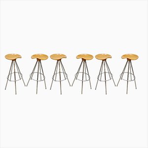 Vintage Jamaica Bar Stools by Pepe Cortés for BD Barcelona, 1990s, Set of 6